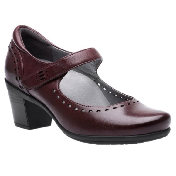 Abeo B.I.O. System Penny Leather Heeled Mary Jane Shoes Size 8 Neutral - Picture 1 of 15